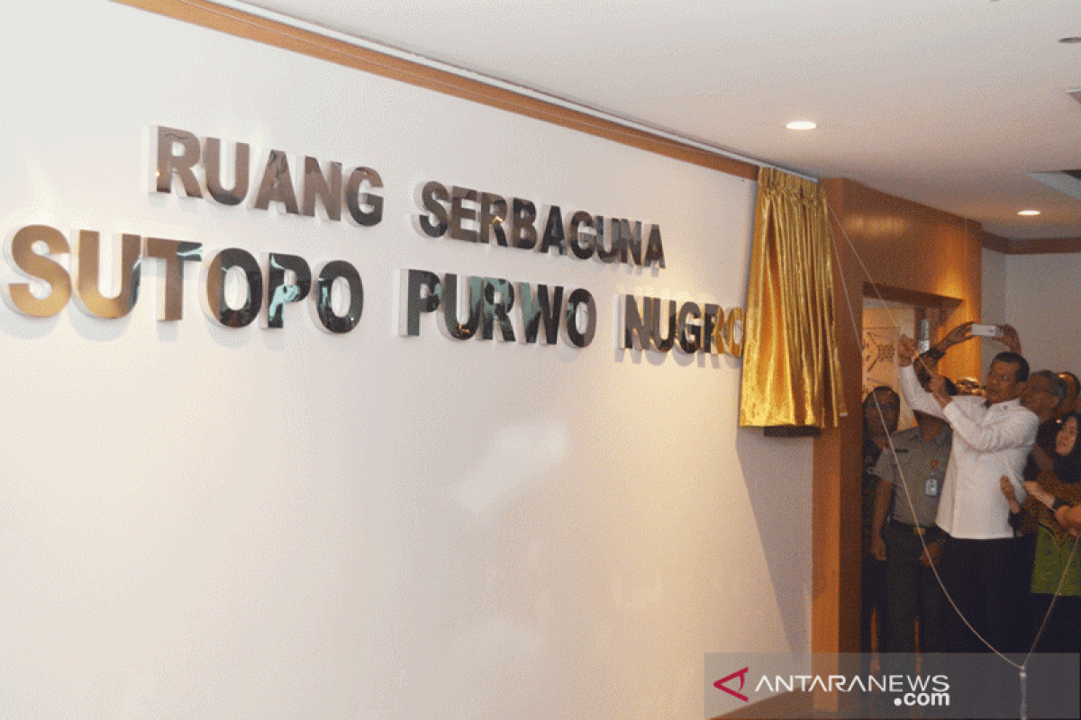Kepala BNPB resmikan ruang serba guna Sutopo Purwo Nugroho