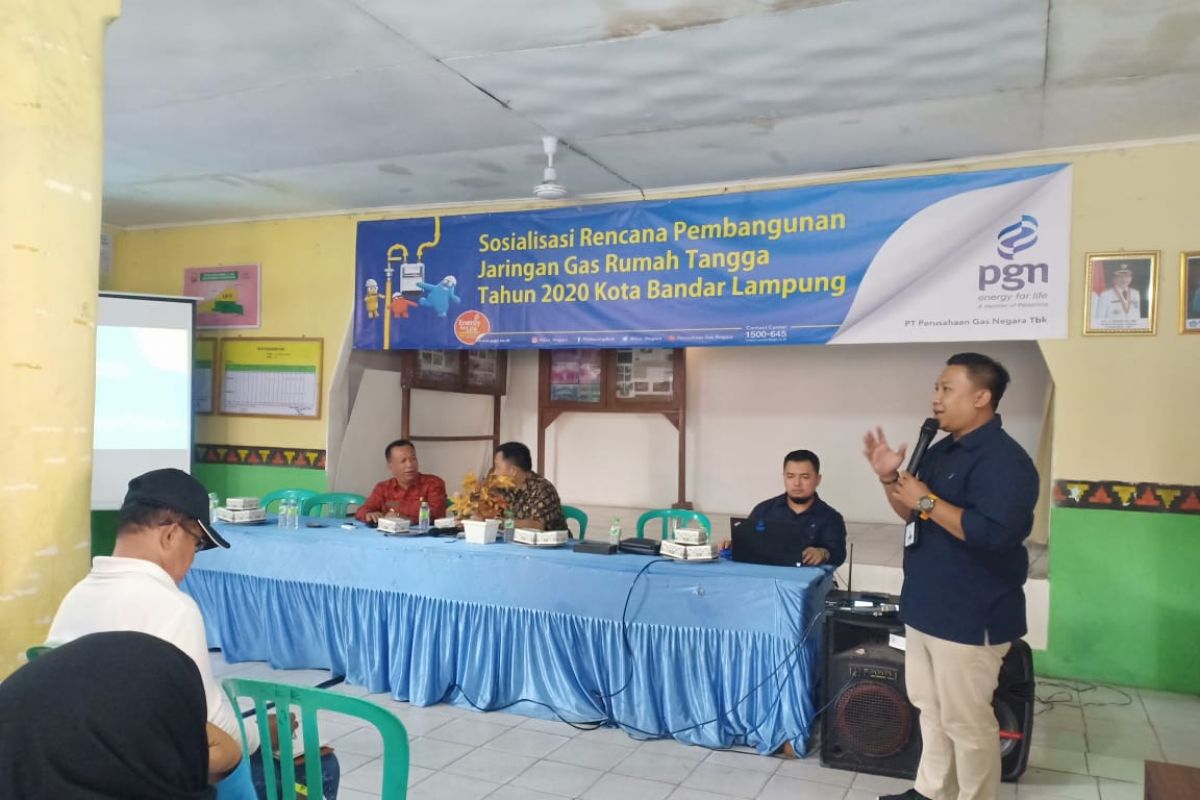 PGN sosialisasikan jargas rumah tangga di Kelurahan Sukarame