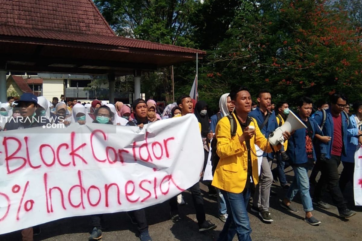 Gerakan Mahasiswa Peduli Blok Corridor tolak dikelola asing