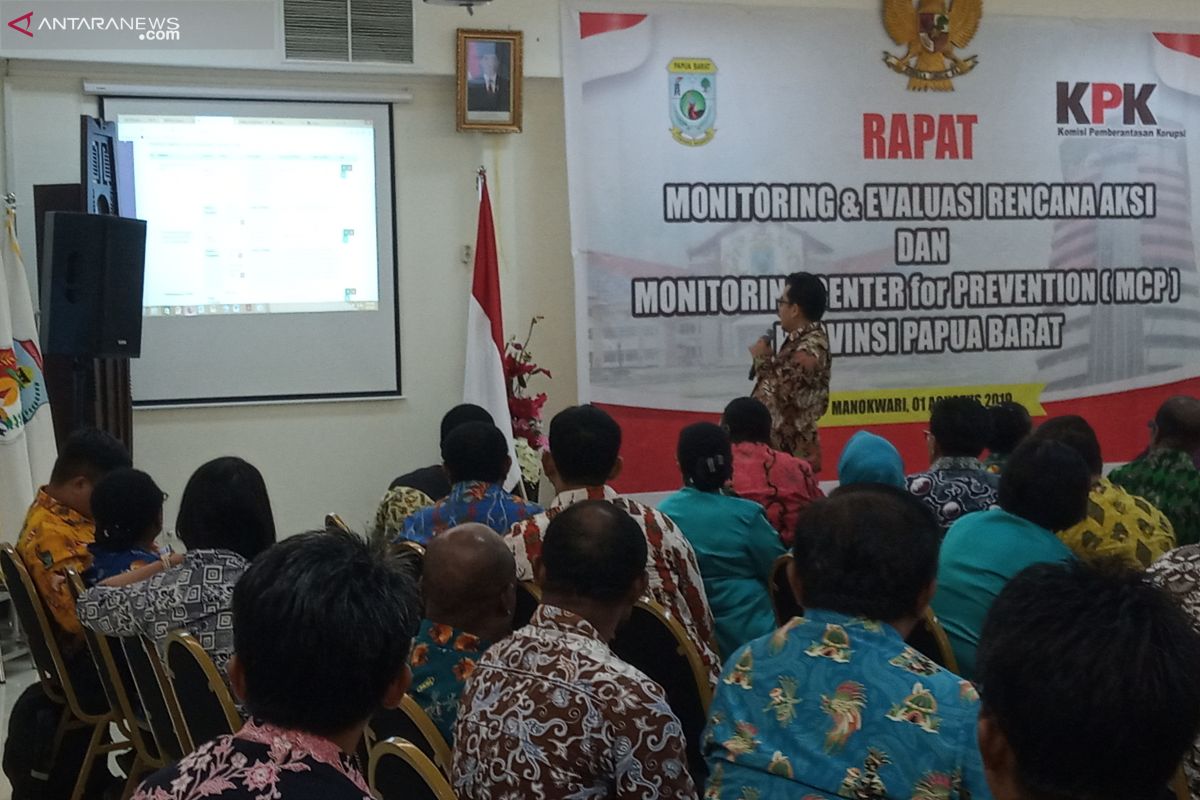 Komitmen Papua Barat cegah korupsi dinilai rendah