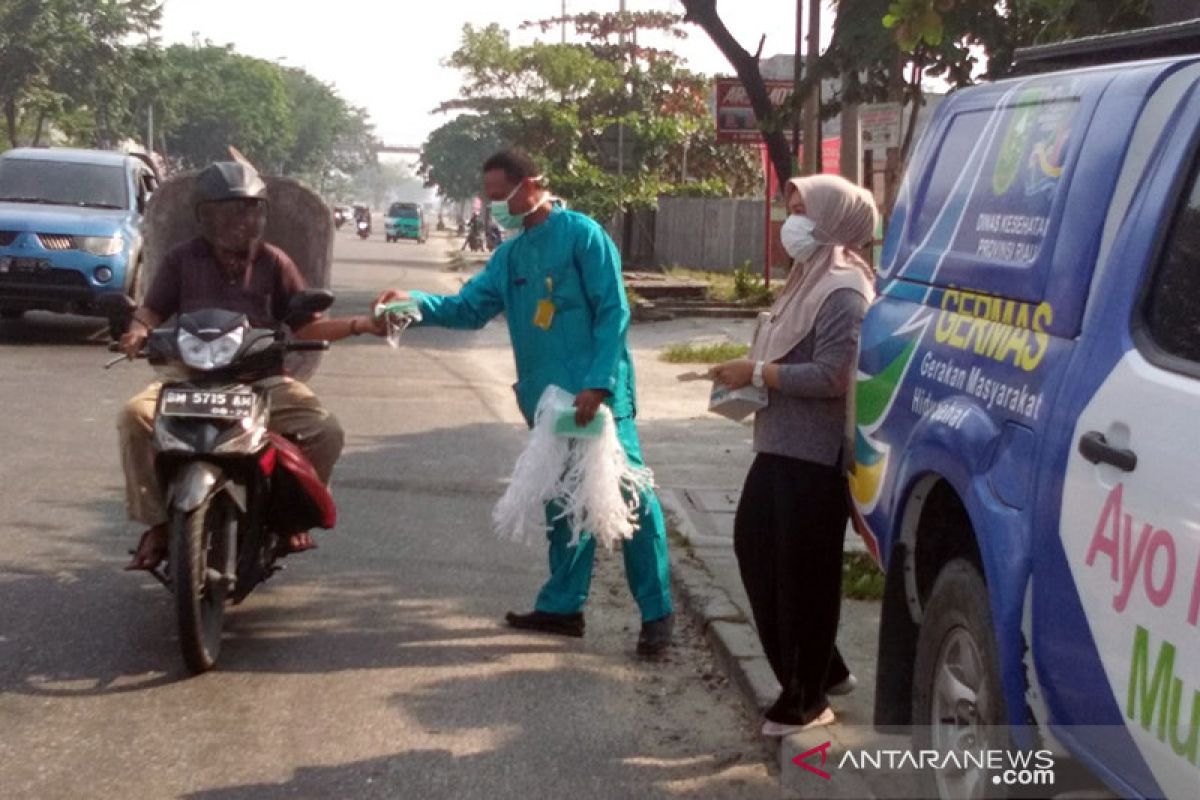 16.000 masker dibagikan untuk antisipasi dampak asap kebakaran lahan