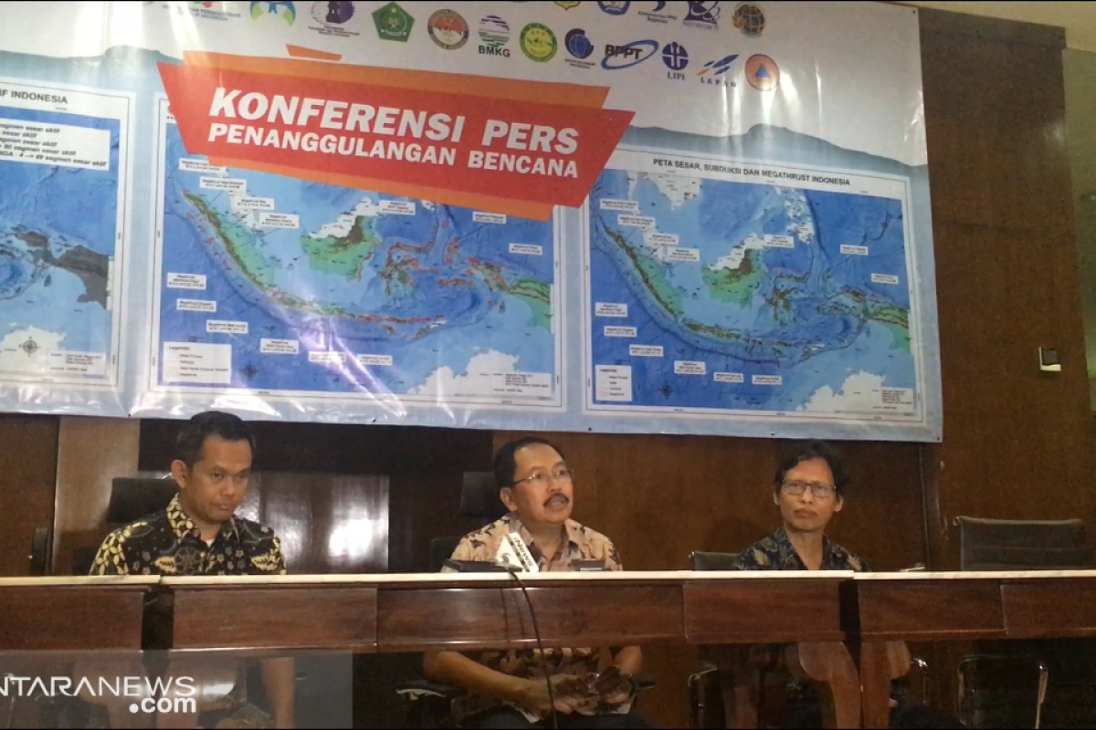 Gempa Banten, BNPB: tidak ada kenaikan air laut