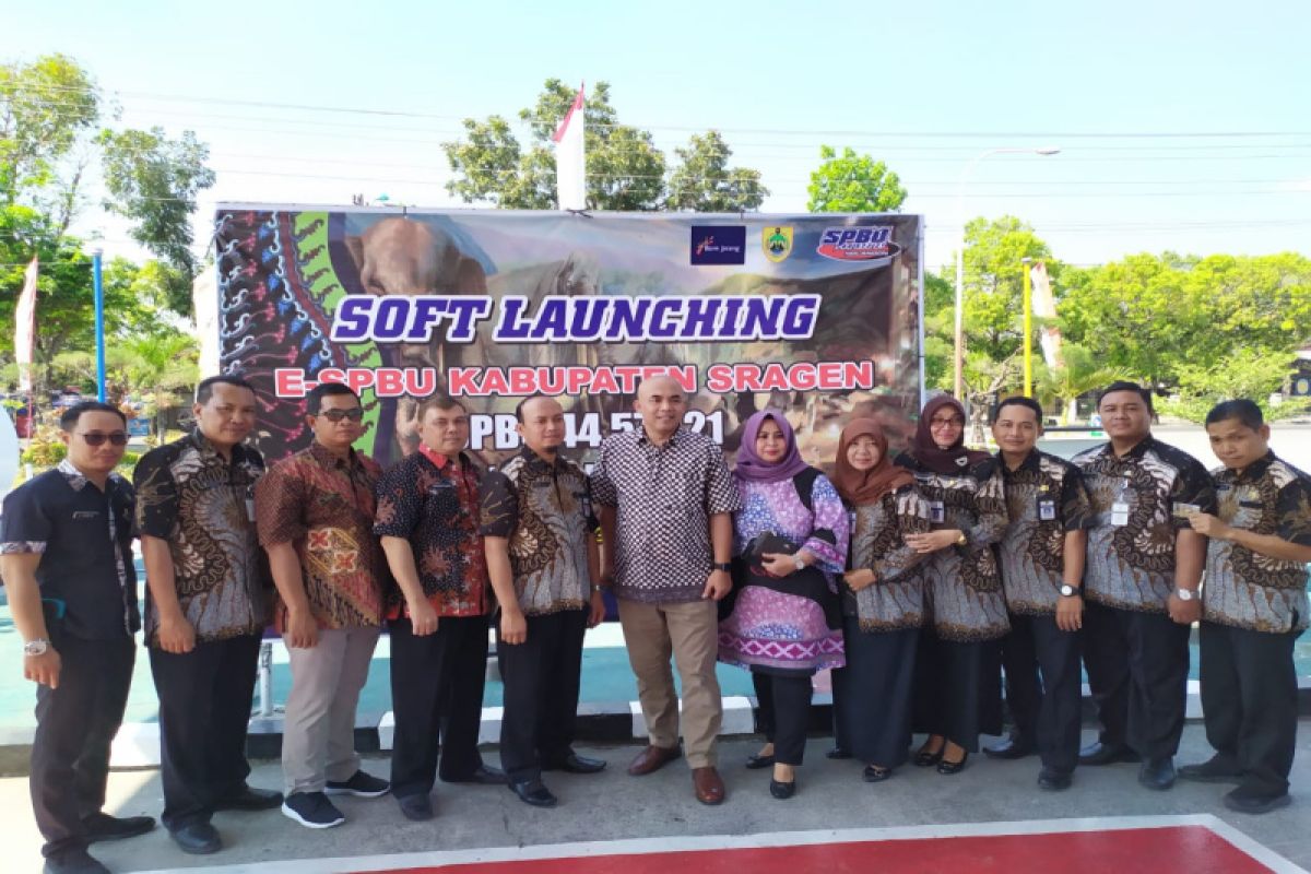 Bank Jateng-Pemkab Sragen luncurkan E-SPBU