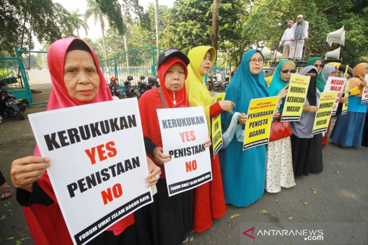 Penista agama di Masjid Sentul Bogor dijebloskan ke penjara, kata FUI