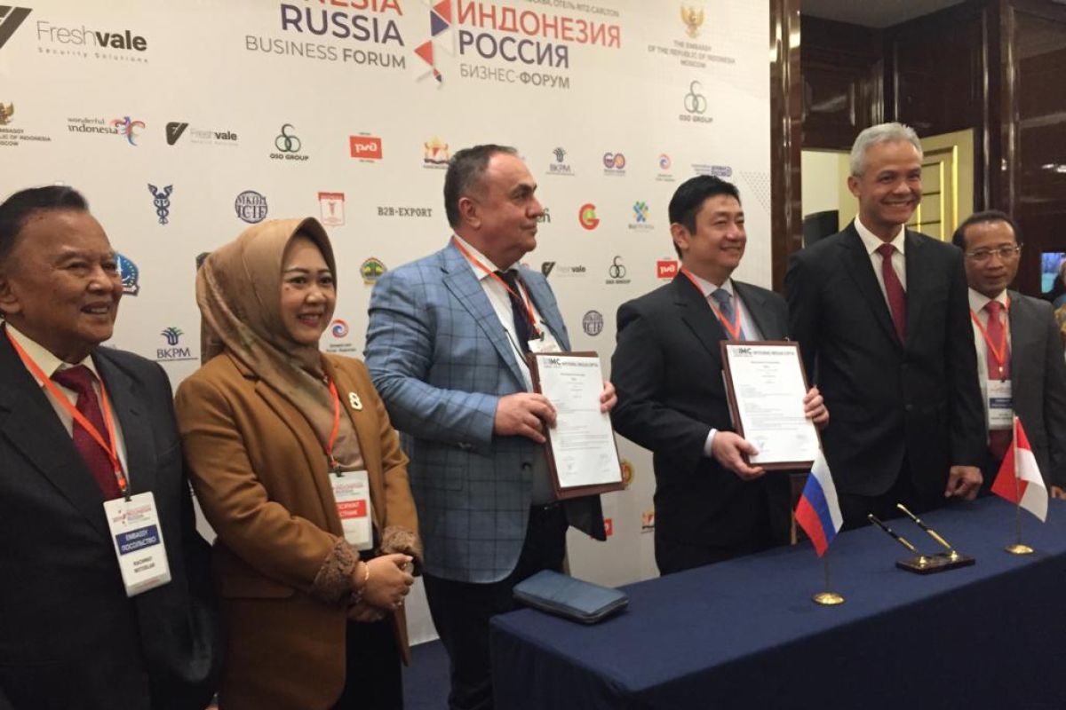 Indonesia-Russia business forum yields 13 trade agreements