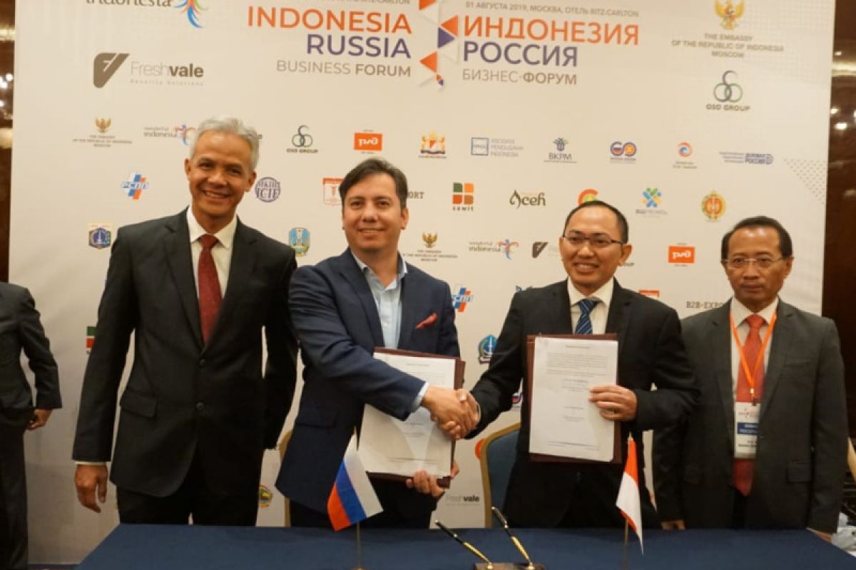 Jawa Tengah tandatangani 10 kerja sama investasi dengan Rusia