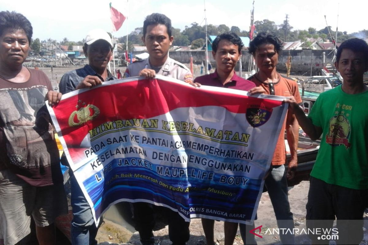 Satpolair Bangka Barat minta nelayan waspadai angin kencang