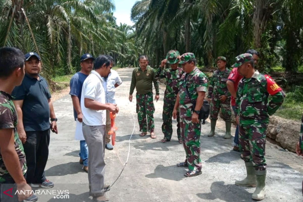 PUPR Palas cek pengerjaan fisik Satgas TMMD Kodim 0212