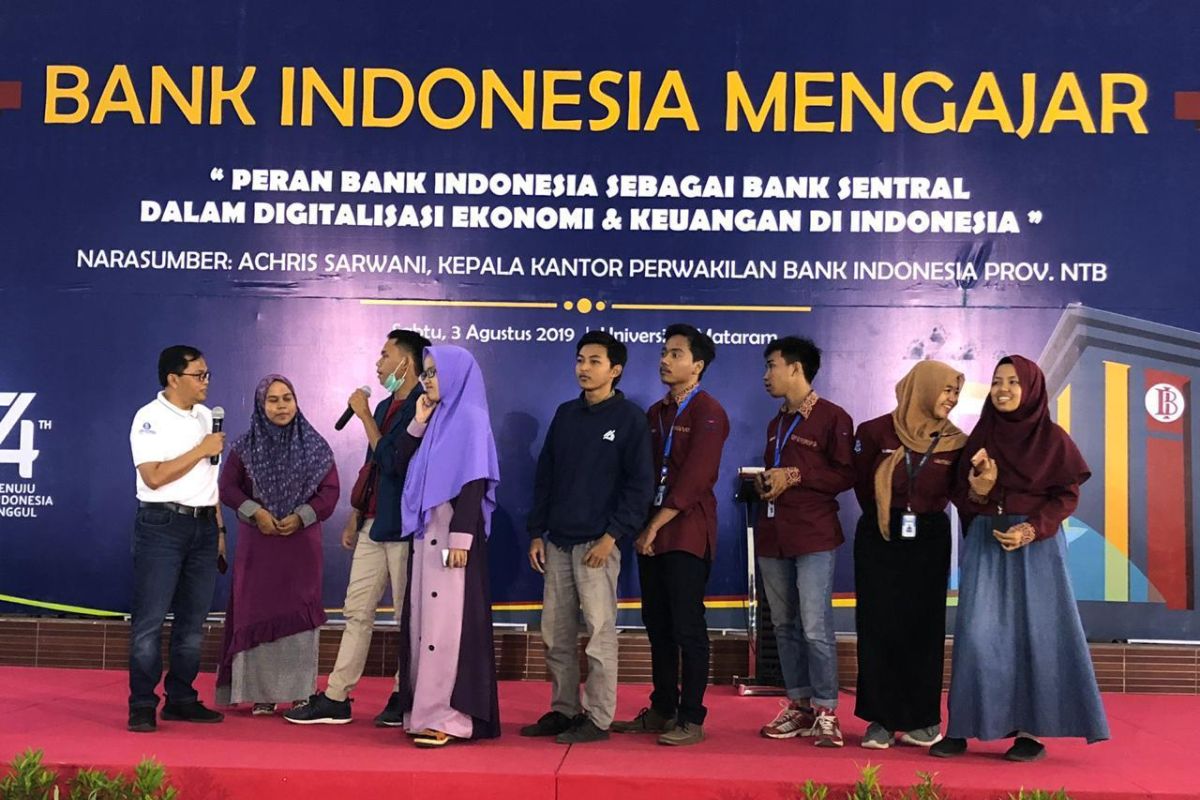 Bank Indonesia NTB mengajar diikuti 1.000 peserta