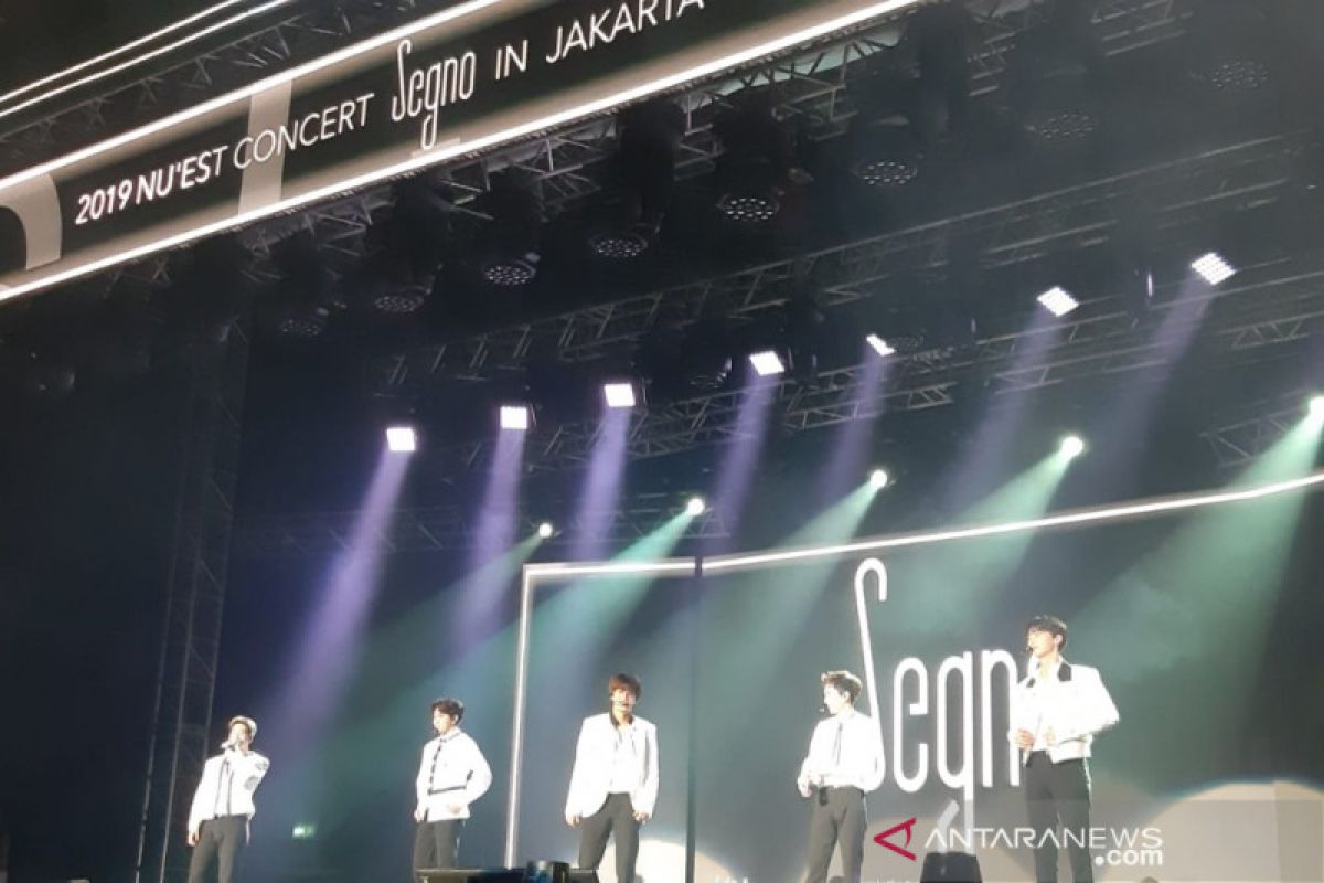 NU'EST puas gelar konser di Jakarta