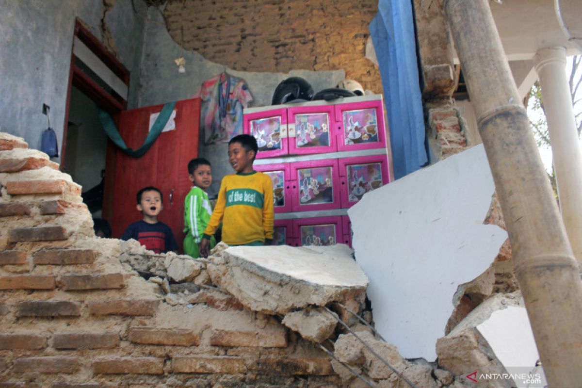 BPBD Pandeglang catat 94 rumah alami kerusakan akibat gempa