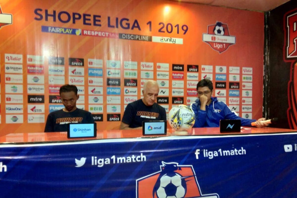 Gagal menang, Mario Gomes tetap puji pemain Borneo FC