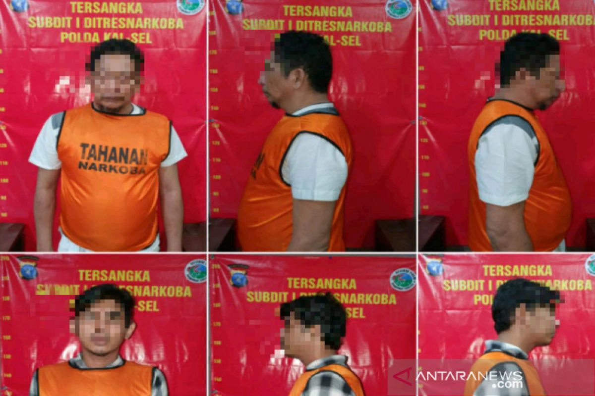 Polda Kalimantan Selatan tangkap pengedar narkoba