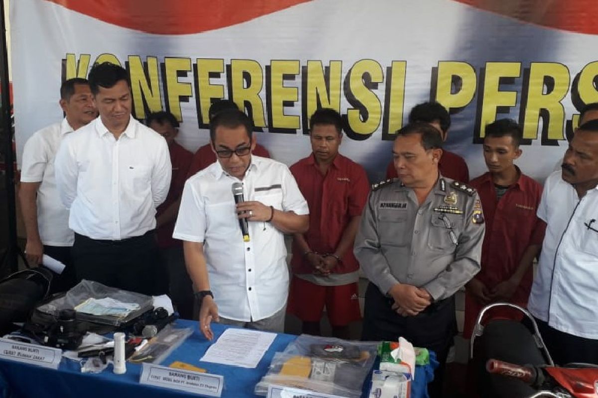 Polda Sumut ringkus enam pelaku pencurian dan penadah