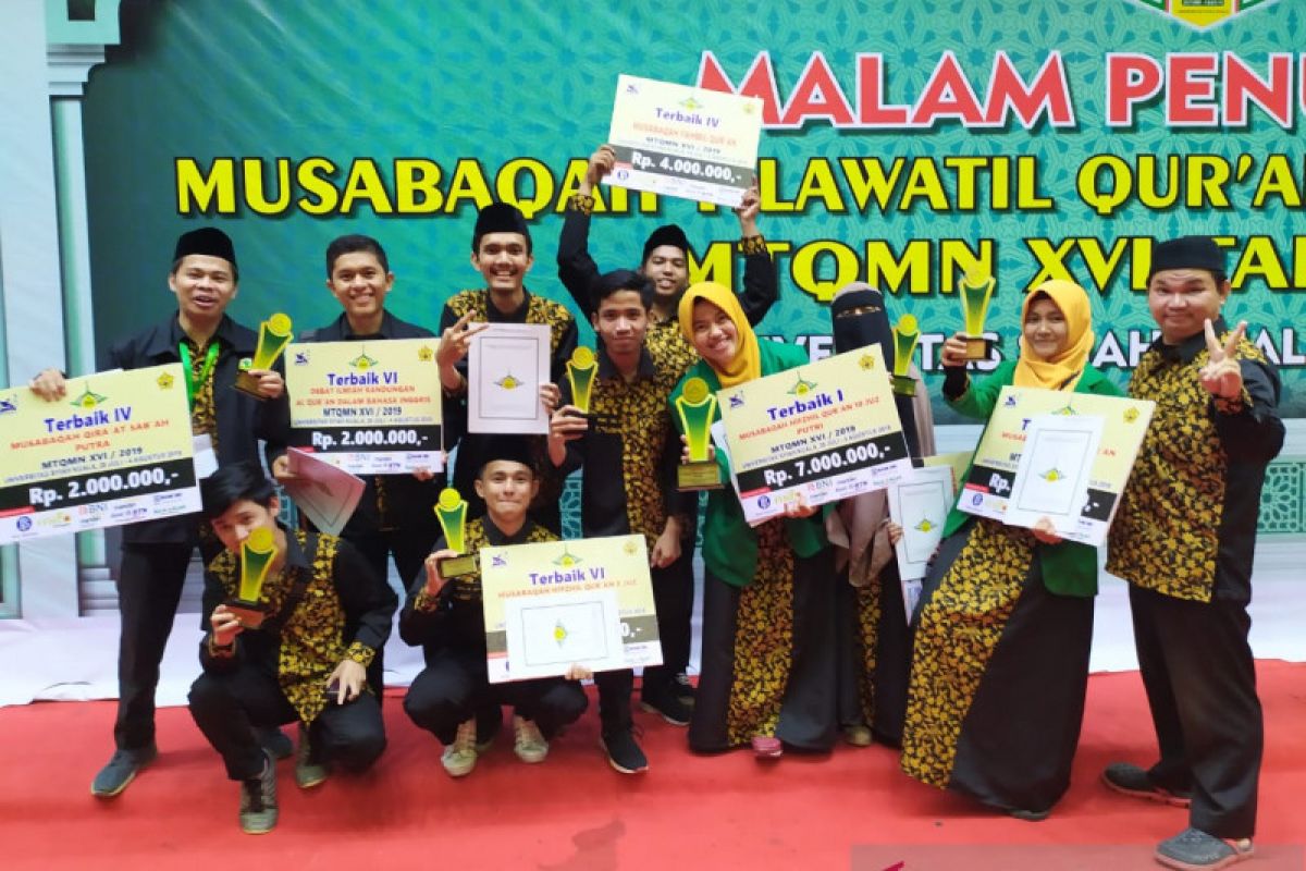 Unand raih peringkat lima MTQ mahasiswa tingkat nasional