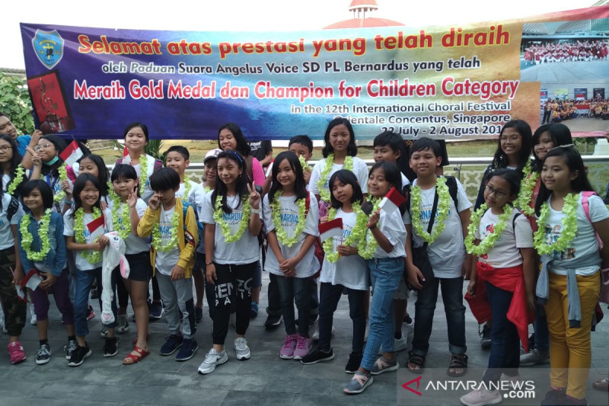 SD Pangudi Luhur Semarang juarai festival paduan suara internasional