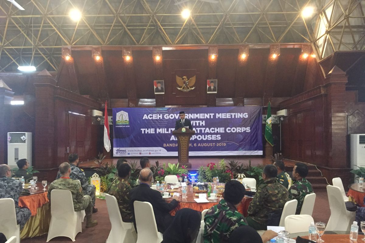 Gubernur promosikan wisata Aceh ke rombongan Atase  Militer