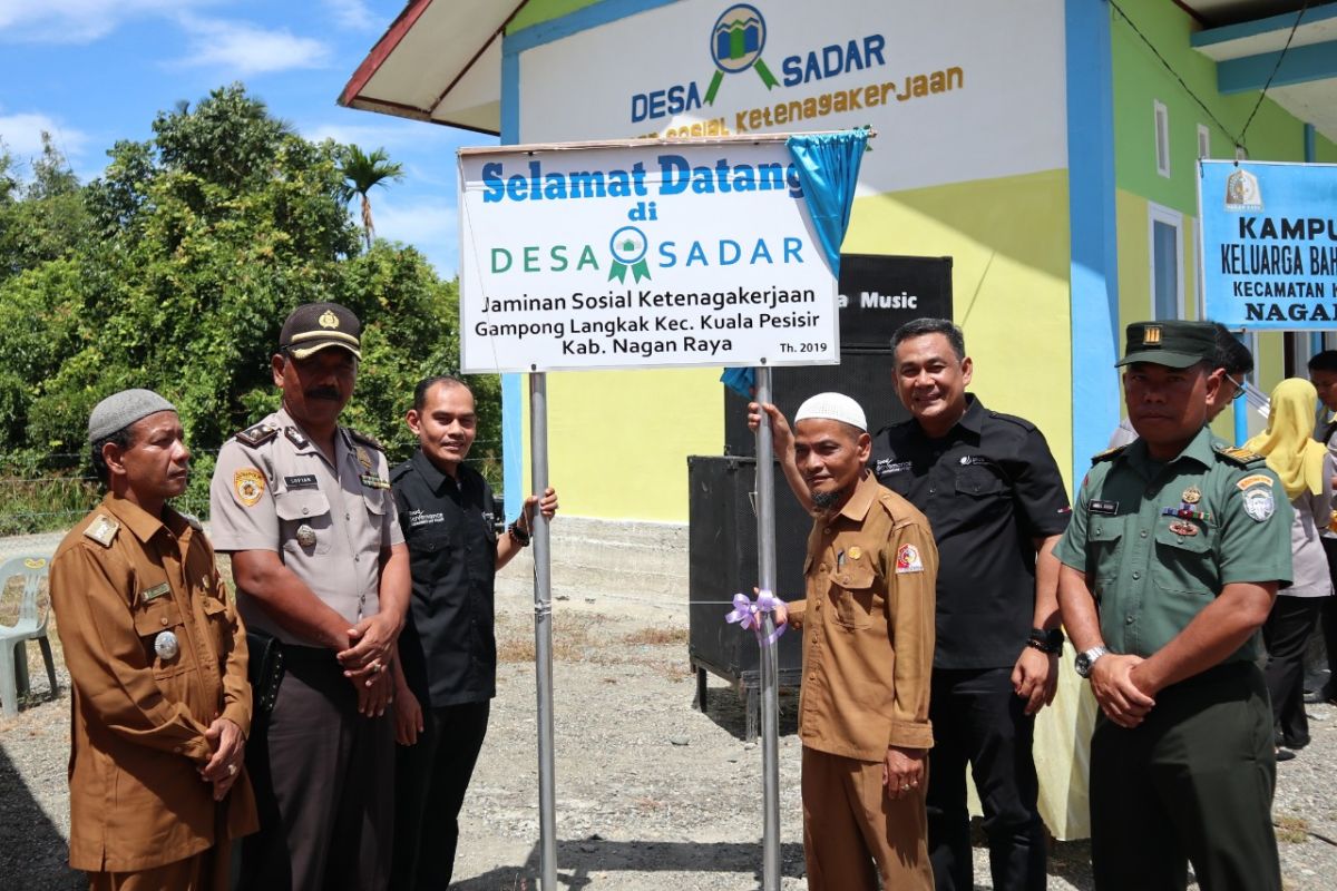 Gampong Langkak jadi Desa Sadar Jaminan Sosial Ketenagakerjaan