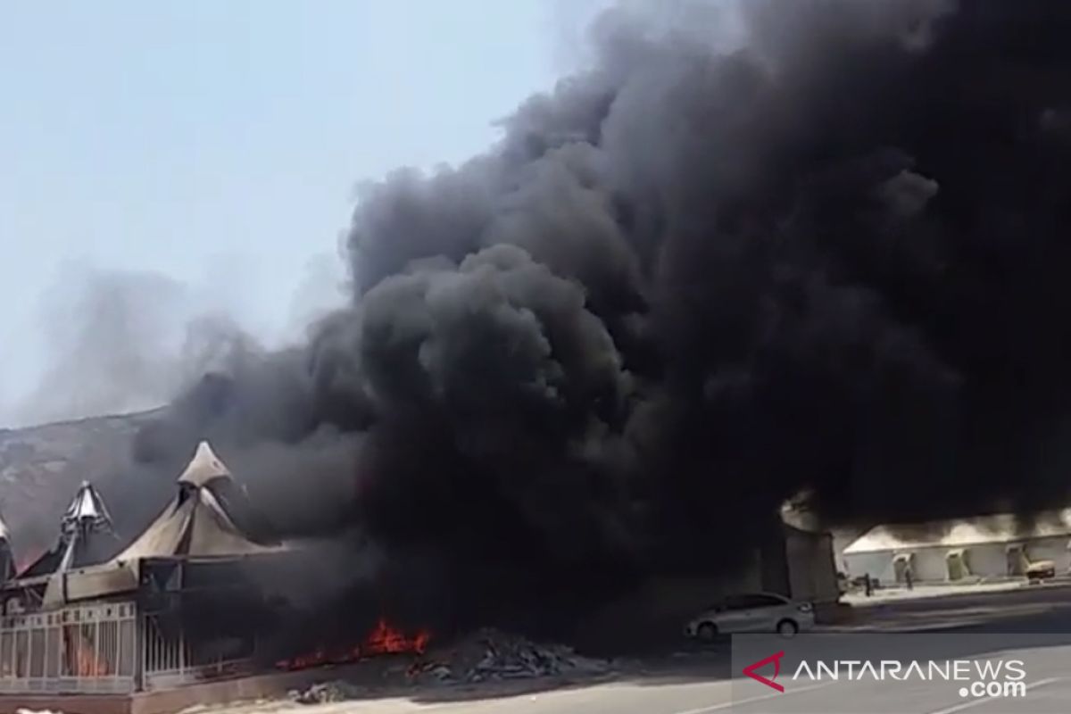 Kebakaran terjadi di tenda jamaah  di Mina