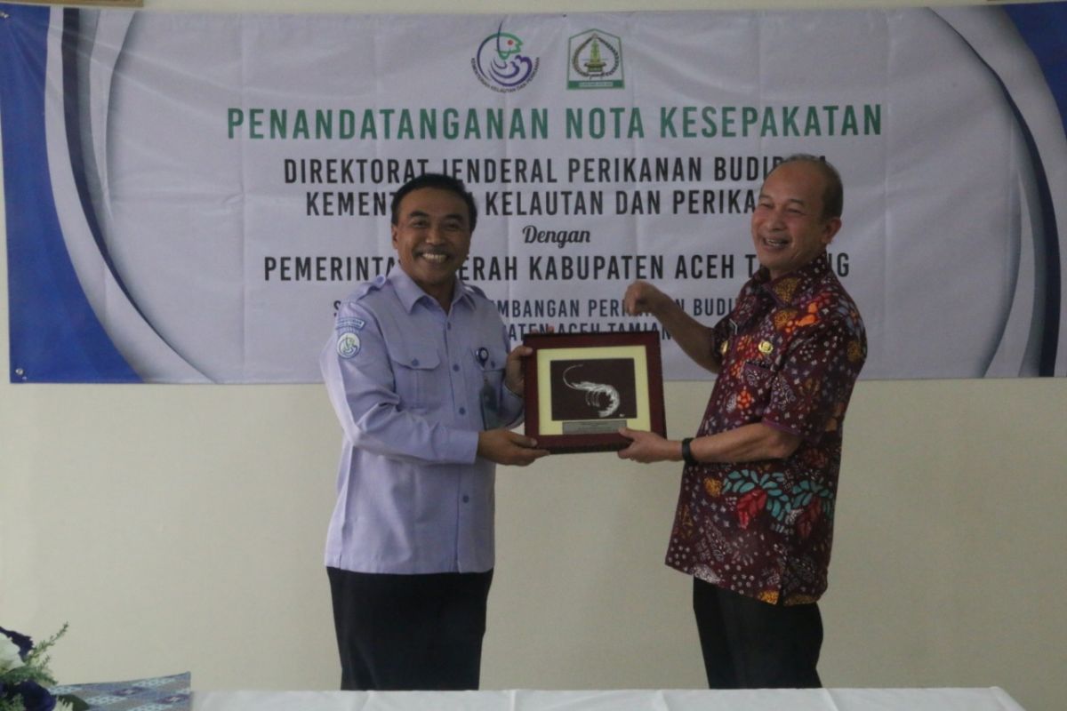 KKP-Pemkab Aceh Tamiang sinergi budi daya udang  berkelanjutan