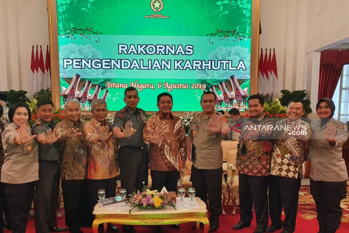 Bupati Ogan Komering Ulu hadiri Rakornas  Karhutla di Istana Negara