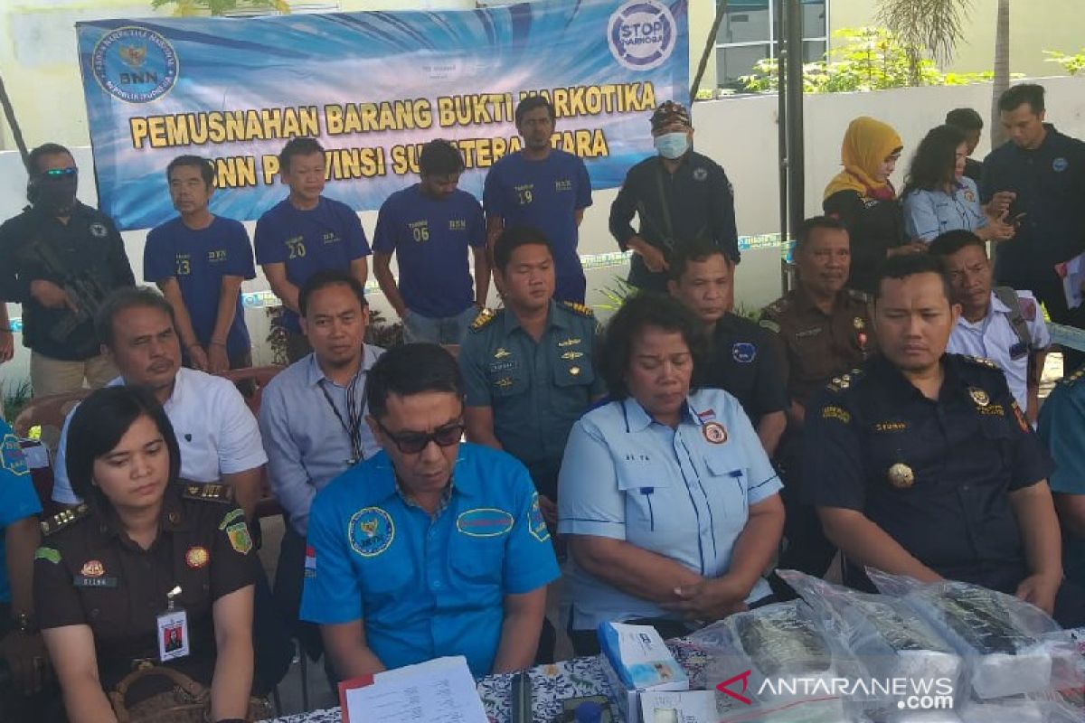 Narcotics agency destroys meth smuggled from Malaysia