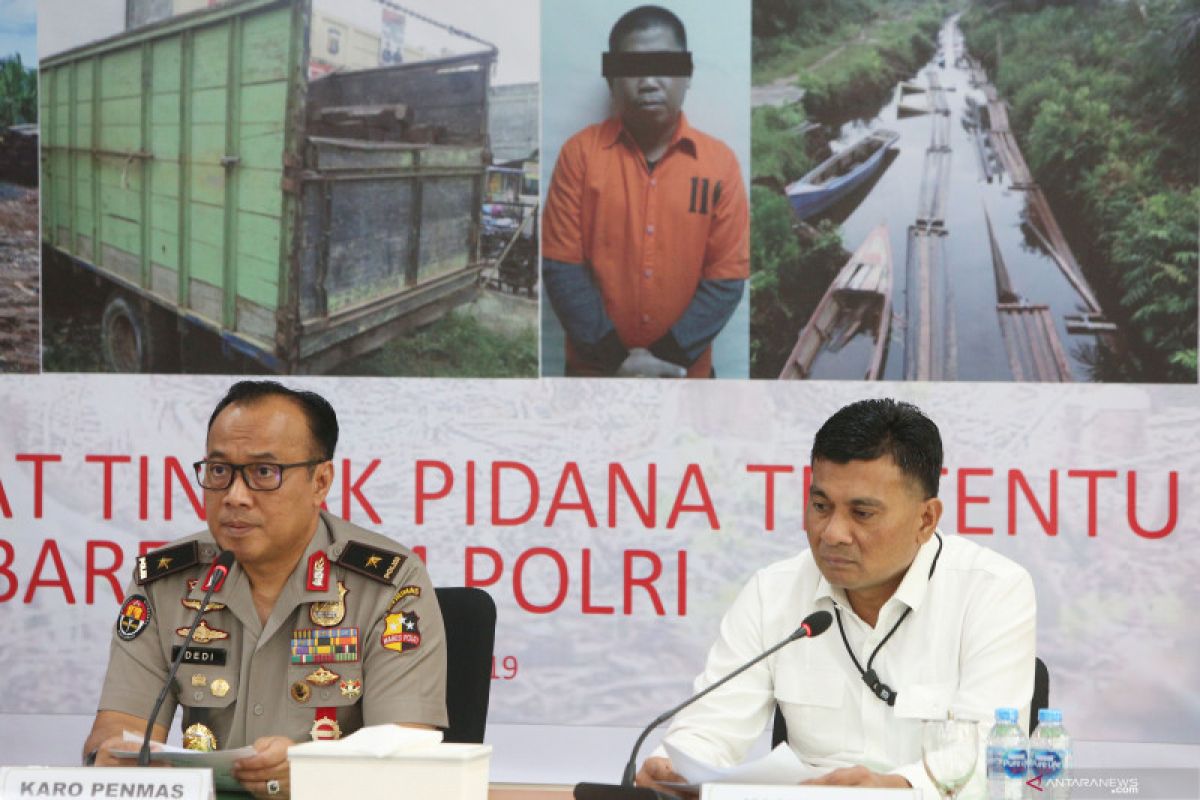 Bareskrim tangkap pelaku pembalakan liar di hutan Jambi dan Sumsel