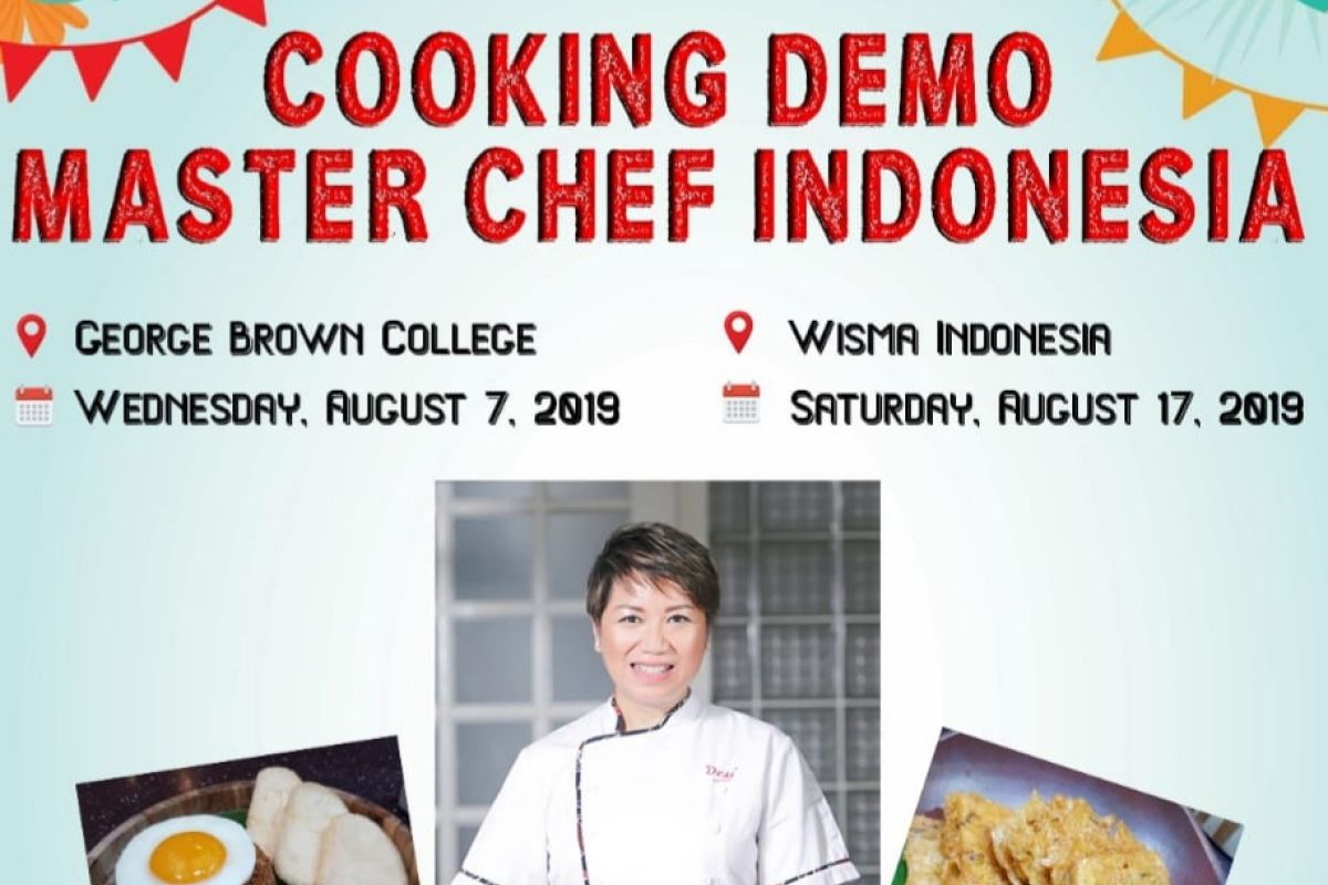 Juru masak hotel Sungailiat  mengajar masakan Indonesia di Canada
