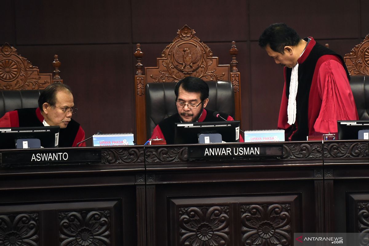 Sidang Pileg di MK, permohonan Partai Garuda tak penuhi syarat formal