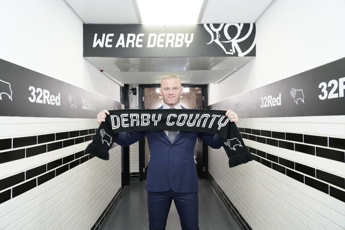 Wayne Rooney resmi gabung ke klub divisi kedua Liga Inggris Derby County