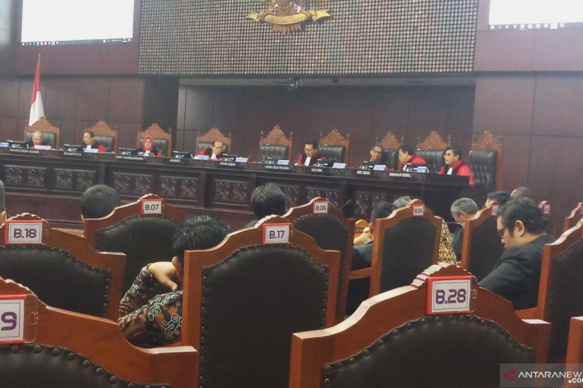 Sidang Pileg, MK: Ada pertentangan dalam permohonan Perindo