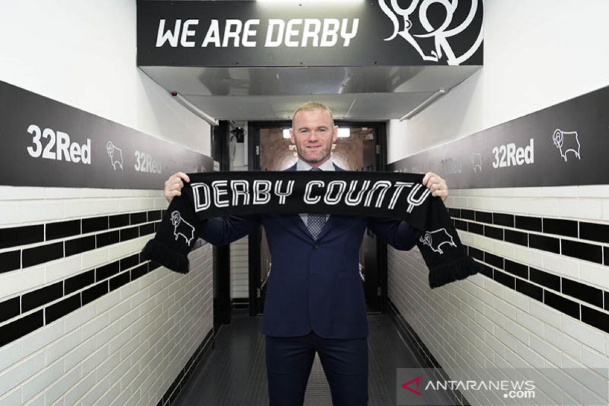 Rooney akan jalani debut bersama Derby County
