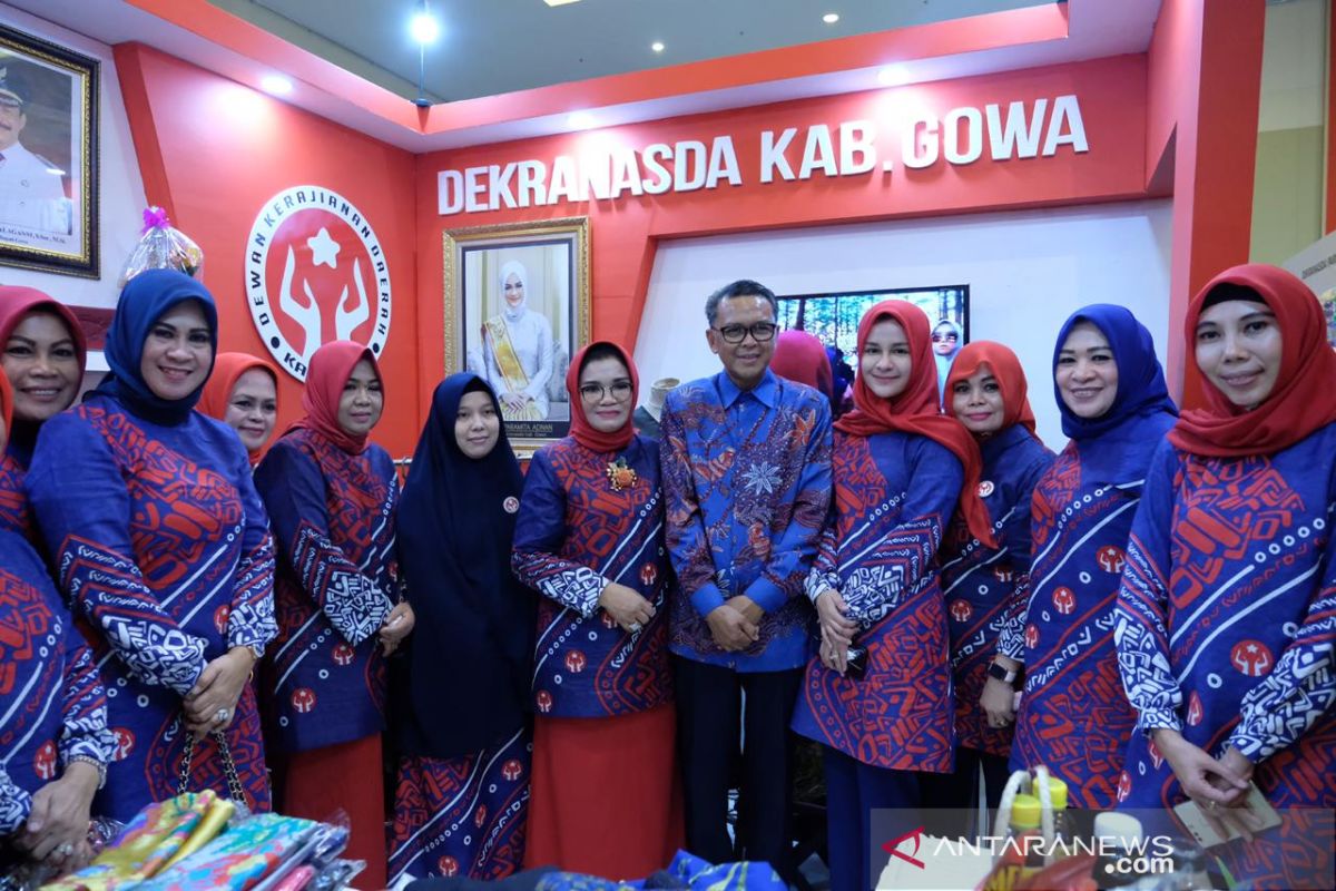 Dekranasda Gowa ramaikan pameran kreatif Sulsel Maraja 2019