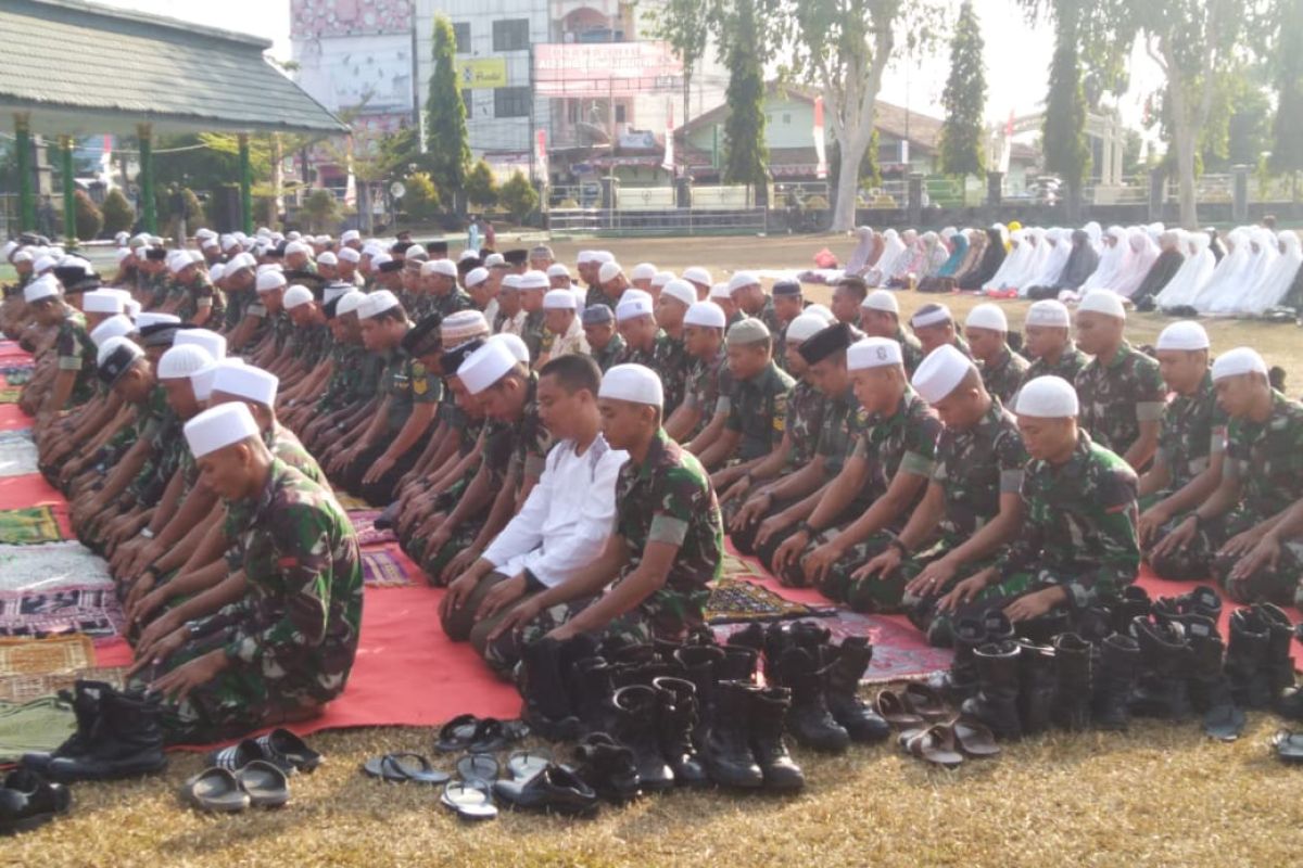 Korem 042/Gapu gelar shalat minta hujan