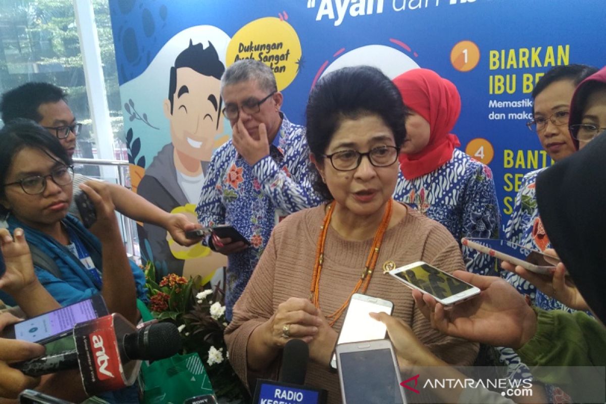 Menkes minta peran ayah dalam mendukung ibu menyusui