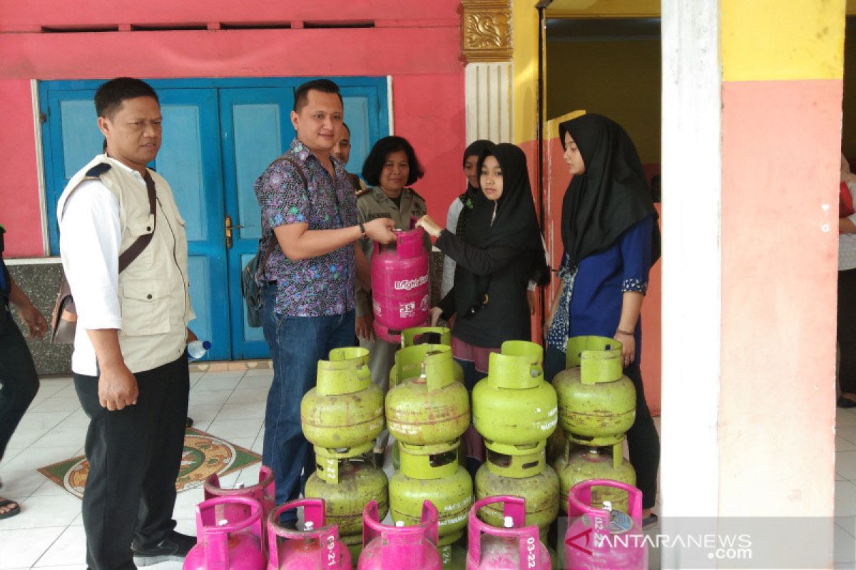 Tim gabungan Bantul menemukan rumah makan gunakan elpiji 3 kilogram