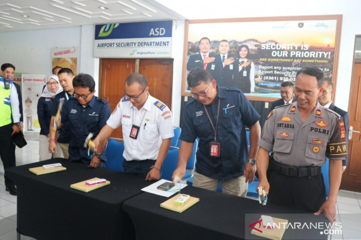 Bandara Ngurah Rai musnahkan "prohibited item" sitaan