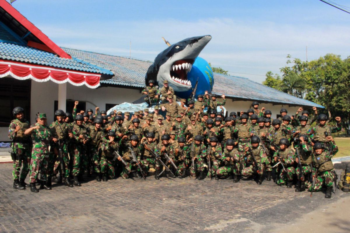 Marinir Indonesia dan Amerika latihan bersama 