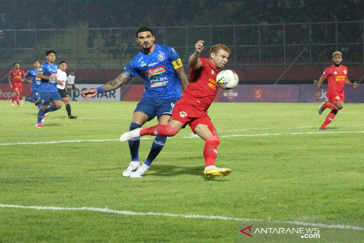 Kalteng Putra bantai tamunya Arema FC dengan skor 4-2