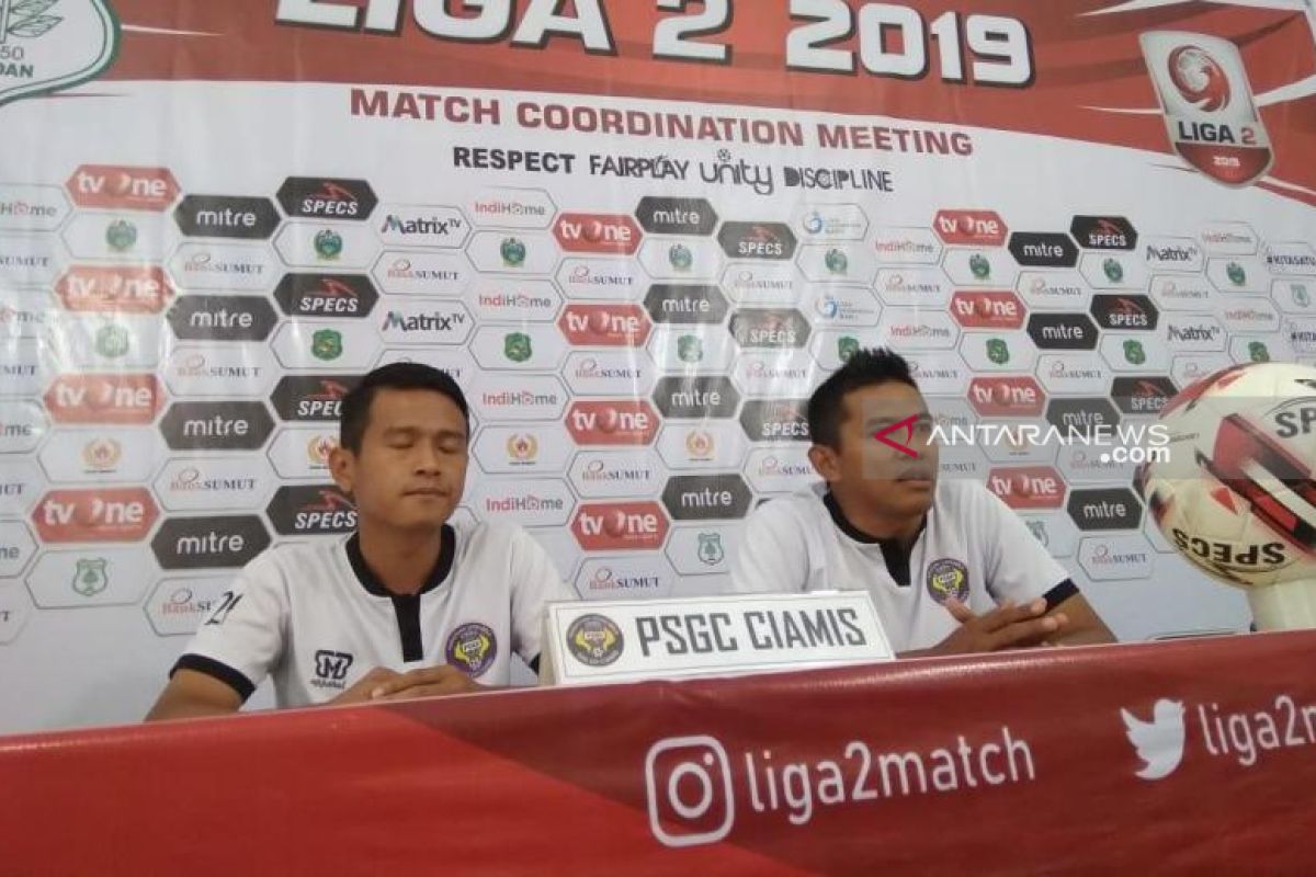 PSGC tanpa empat pemain inti hadapi tuan rumah PSMS