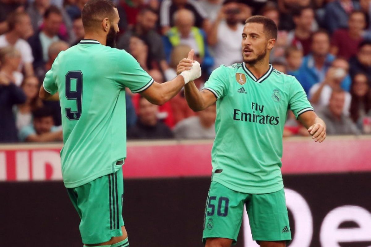 Hazard buka rekening golnya di Real Madrid