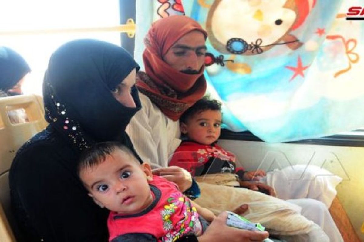 Puluhan keluarga Suriah pulang ke daerah mereka yang sudah dibebaskan