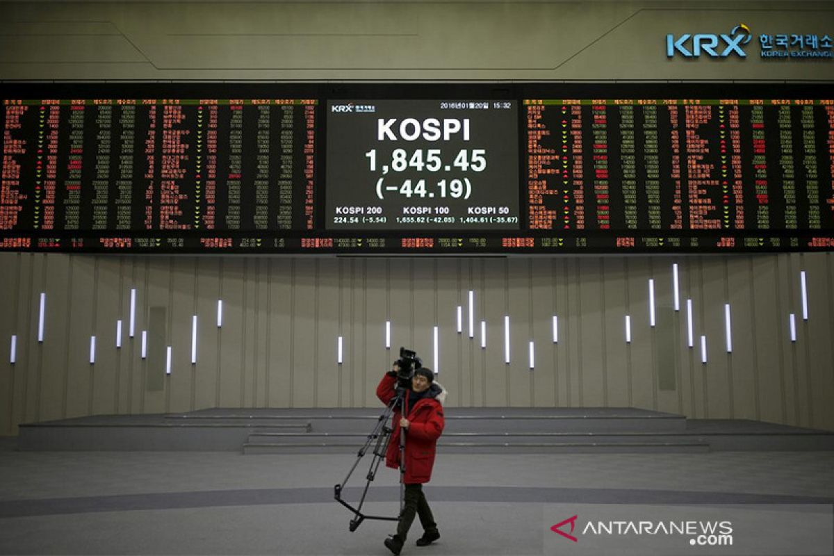 Bursa saham Seoul berakhir menguat 0,58 persen