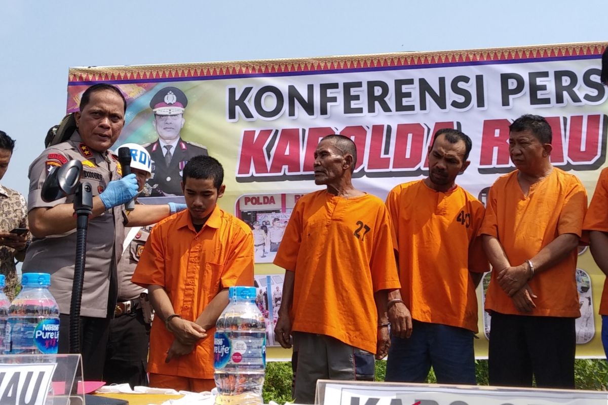 Polda Riau tetapkan perusahaan kelapa sawit tersangka karhutla