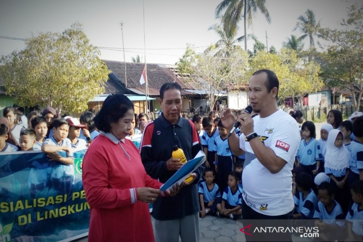 Pelajar Kapuas diajari pengetahuan penanganan sampah di lingkungan sekolah