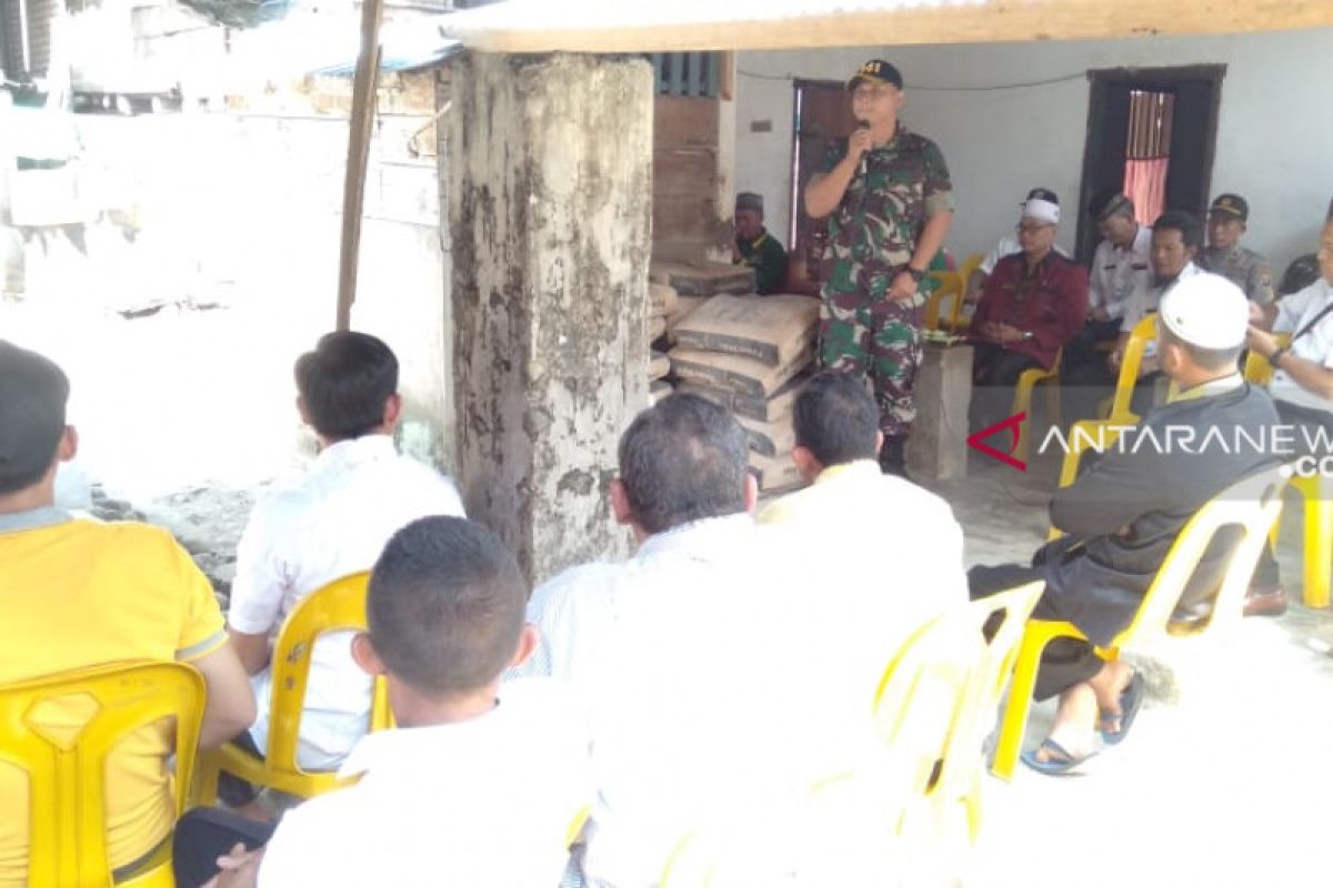 Korem Gapo bedah  rumah masyarakat hasil  dana prajurit