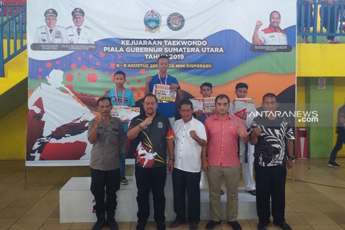 PPLP Sumut juara Kejurda Taekwondo Pelajar Piala Gubernur