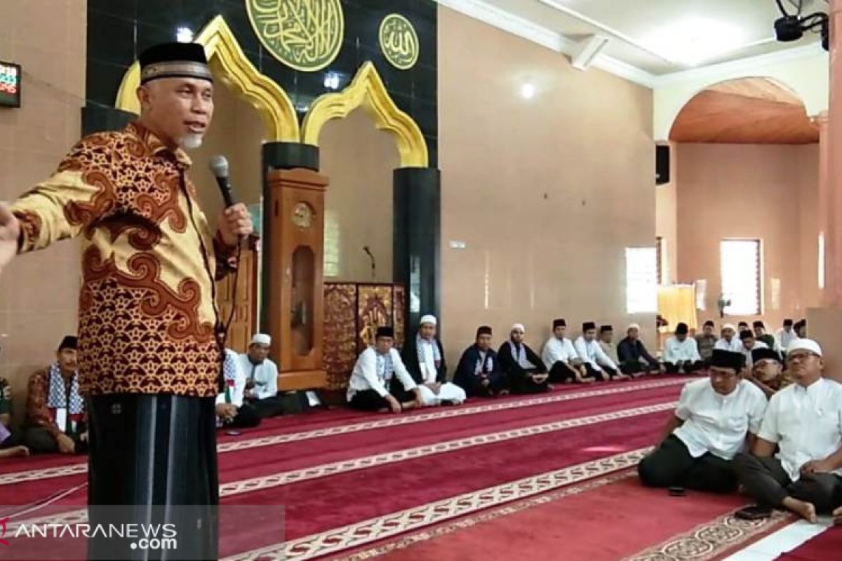 Wali Kota Padang jadi penceramah wirid bulanan Pemkot Sawahlunto