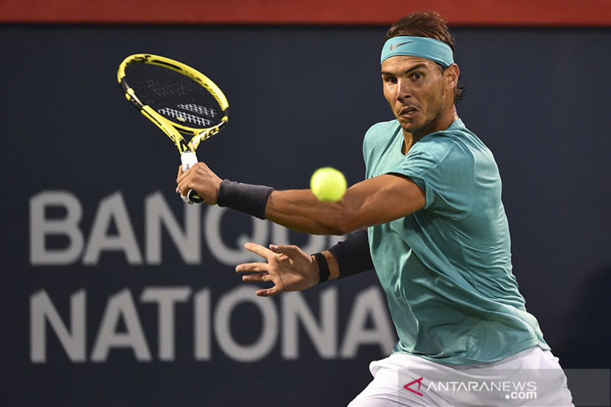 Nadal atasi kekalahan set pembuka untuk maju ke semifinal Montreal