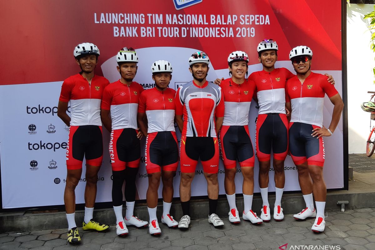 Timnas balap sepeda siap tempur di Tour d'Indonesia 2019